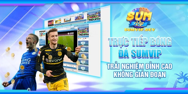 Trực tiếp bóng đá Sumvip – Trải nghiệm đỉnh cao không gián đoạn