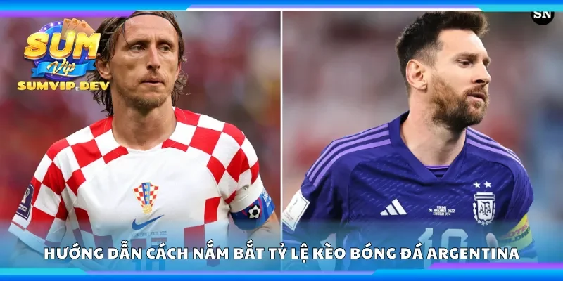 Hướng dẫn cách nắm bắt tỷ lệ kèo bóng đá Argentina